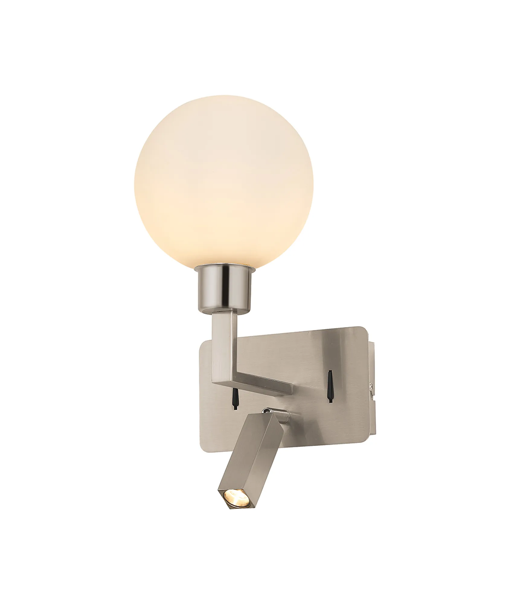 Baxter Satin Nickel Wall Lights Deco Reading Lights